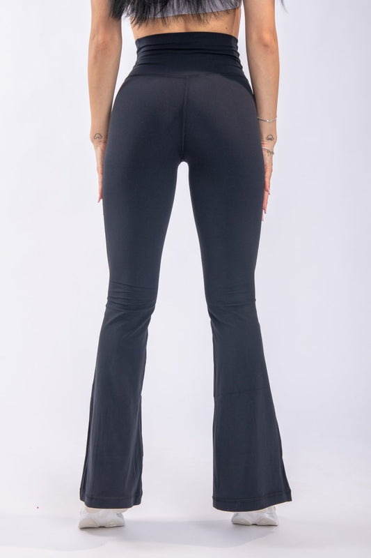 dama Flare-Shape Black Leggings