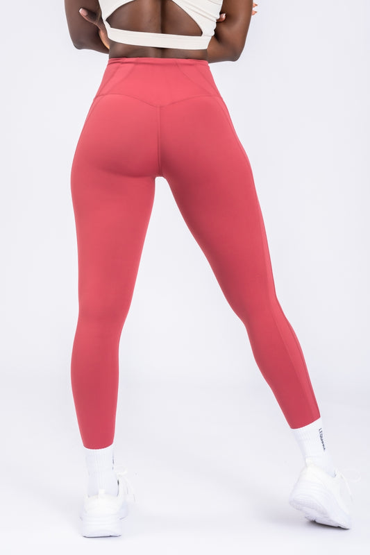 ContourLine Wine-Red Leggings