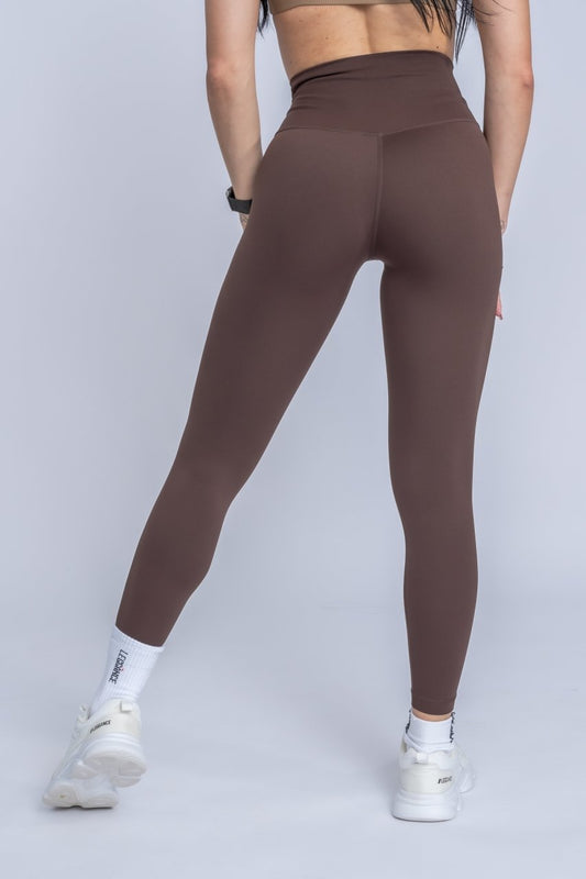 Soft-Skin Espresso-Brown Leggings