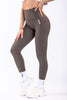 Wave Motion Khaki-Brown Leggings