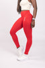 SculptLift High-Waist Rich-Red Leggings